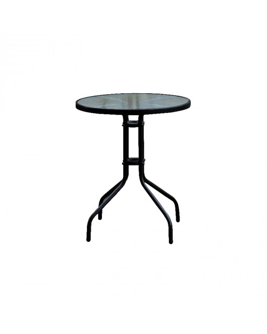 Ε2400,3W BALENO Table D.60cm Metal Black Paint