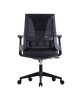 ΕΟ609,1 BF8760 Office Armchair Black Mesh/Fabric