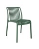 Ε3801,4 MODA Καρέκλα Στοιβαζόμενη PP - UV Πράσινο 48x57x80cm
