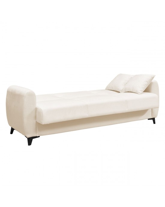 Ε9931,1 DARIO Sofa-Bed 3-Seater / Fabric Ecru  Sofa:210x80x75-Bed:180x100cm