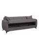 Ε9931,4 DARIO Sofa-Bed 3-Seater / Fabric Grey Sofa:210x80x75-Bed:180x100cm