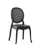 Ε3808,2 DYNASTY Chair PP-UV Black 48x52x88cm