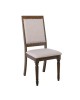 Ε798,Κ BARCO Chair Light Walnut/Fabric Beige 1 pack / 2 pcs 48x57x98cm