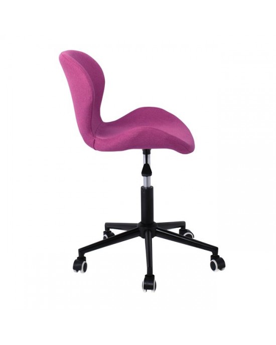 ΕΟ200,2 DOT Office Chair Fuchsia Fabric 1 pack / 2 pcs 48x49x75/85cm