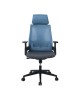 ΕΟ608,3 BF8750 Manager Armchair Blue Mesh/Grey Fabric