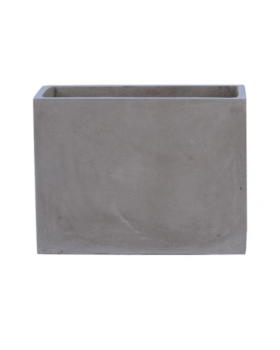 Ε6301,C FLOWER POT-2 Cement Grey 70x40x50cm