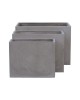 Ε6301,S FLOWER POT-2 Set 3 pieces/Cement Grey