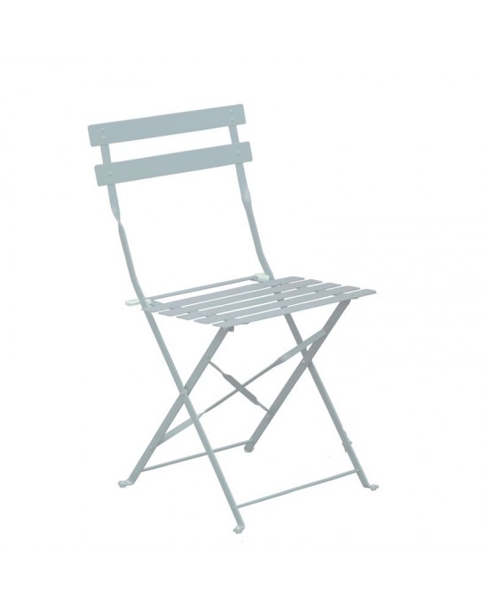 Ε5174,6 ΖΑΠΠΕΙΟΥ Pantone Καρέκλα Κήπου-Βεράντας, Πτυσσόμενη, Μέταλλο Βαφή Άσπρο 1 pack / 2 pcs-40x51x77cm