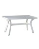 02.0456 ROMA  WHITE PLASTIC TABLE 140Χ80Χ72cm.