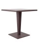53.0226  RIVA TABLE 70X70cm. BROWN / BEPZAΛIT POL / NIOY