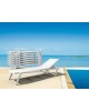 53.0102  PACIFIC DECK CHAIR WHITE/WHITE BEDS POL/ NIOY