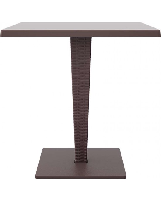 53.0226  RIVA TABLE 70X70cm. BROWN / BEPZAΛIT POL / NIOY
