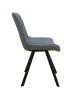 11.1567.S Dining Chair Metal 4pcs Marita Gray Fabric 54Χ57Χ89cm.