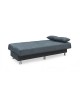 40.0128 FELINA GRAY FABRIC 3-SEAT SOFA/BED WITH STORAGE SPACE 180X90X80cm. BED. 180X100cm.